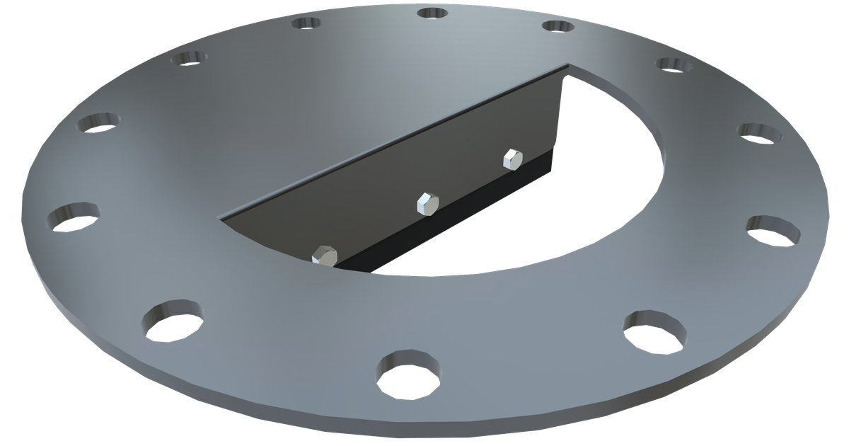 Shear Protector Inlet Shear Protector: Half-moon Style for Round Valves | ACS Valves